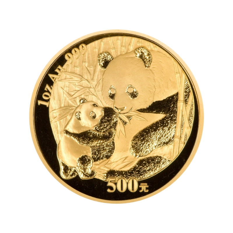 1 Unca (31,1g) Zlatá investičná minca Čínska Panda 2005