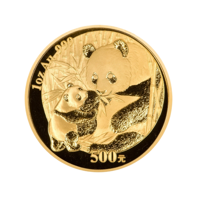 1 Unca (31,1g) Zlatá investičná minca Čínska Panda 2005