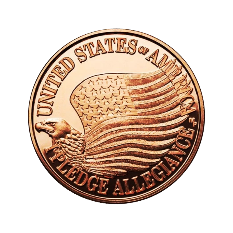 Medená minca I Pledge Allegiance – 1 Oz