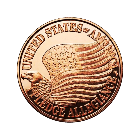 Medená minca I Pledge Allegiance – 1 Oz