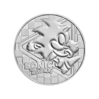 1 Unca (31,1g) Strieborná investičná minca Sonic The Hedgehog 2022