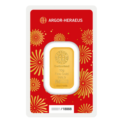 10g Argor Heraeus Rok Koňa 2026 Investičná zlatá tehlička