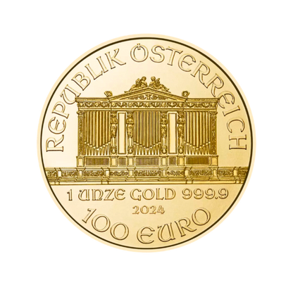 1 Unca (31,1g) Zlatá investičná minca Wiener Philharmoniker