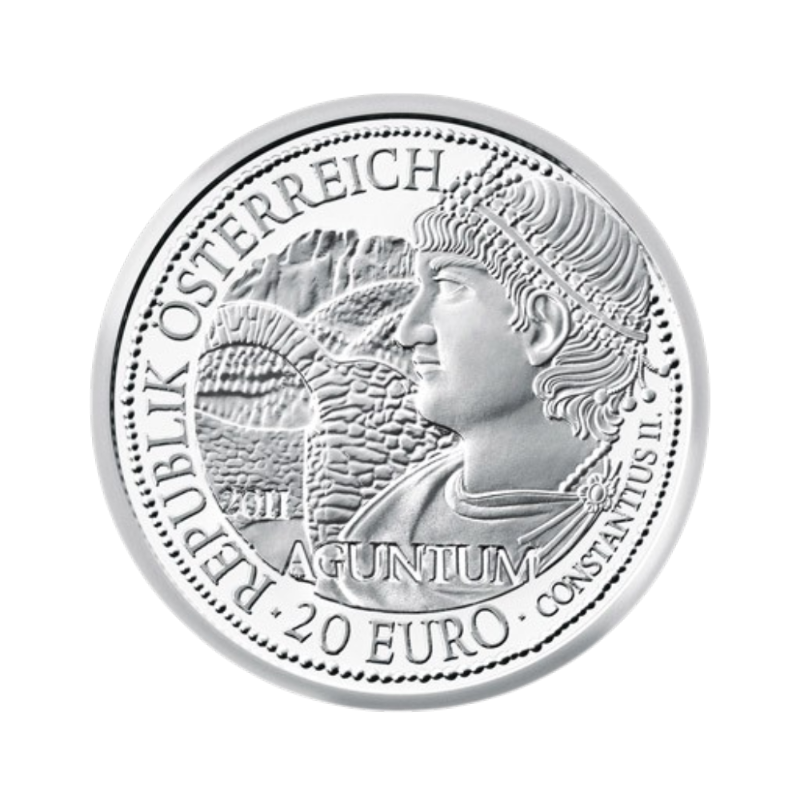 20 Euro Strieborná minca Aguntum
