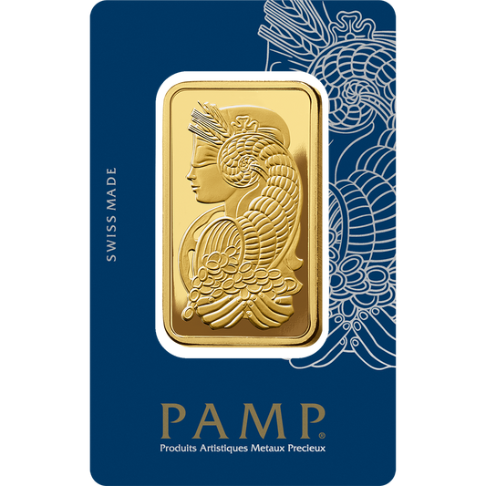 PAMP Fortuna 100g investičná zlatá tehlička - rub, certifikát