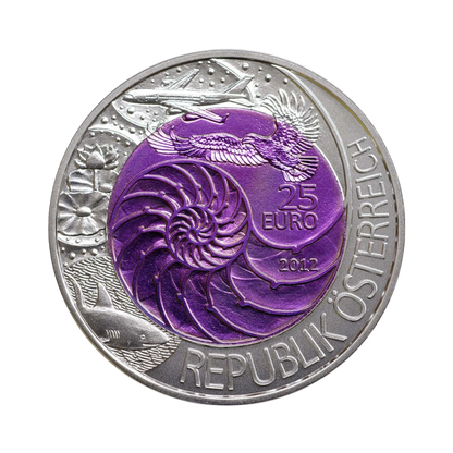 25 Euro Strieborno-niobová minca Bionika