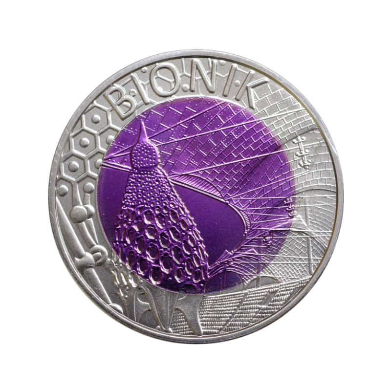 25 Euro Strieborno-niobová minca Bionika