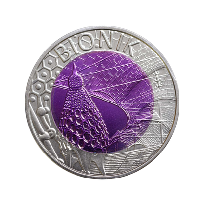 25 Euro Strieborno-niobová minca Bionika