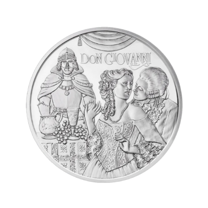 20 Euro Strieborná minca Mozart: Mýtus
