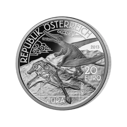 20 Euro Strieborná minca Jura – Život vo vzduchu
