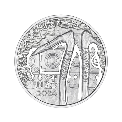 20 Euro Strieborná minca Ťažba – Biele zlato Salzkammergutu