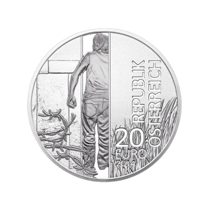 20 Euro Strieborná minca 25 rokov pádu Železnej opony