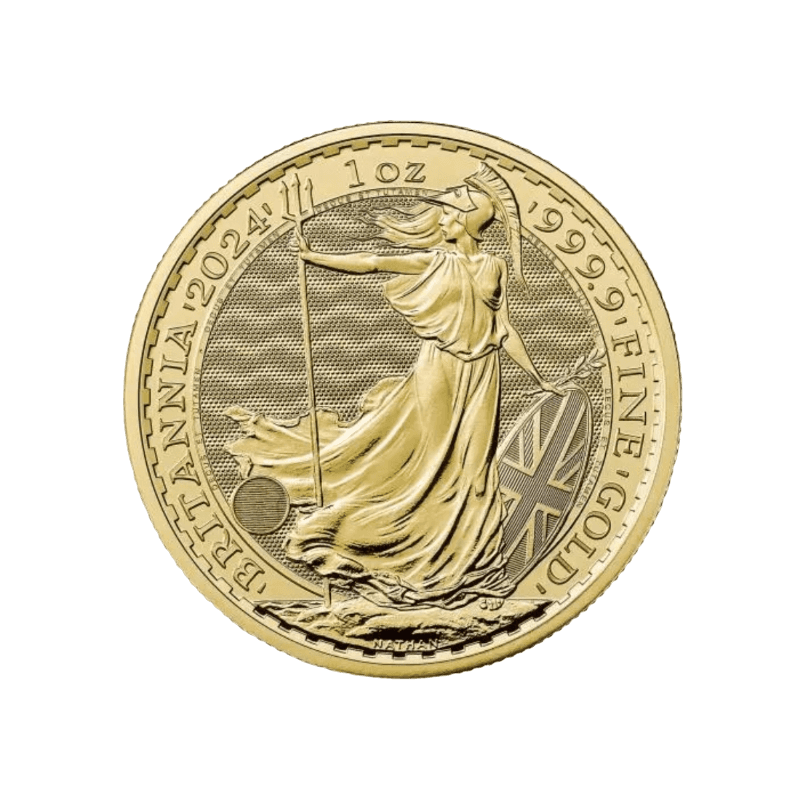 1 Unca (31,1g) Zlatá investičná minca Britannia - Kráľ Karol III.