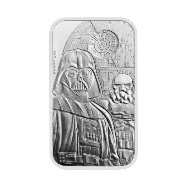 1 Unca (31,1 g) The Royal Mint Star Wars Dark Side Investičná strieborná tehlička
