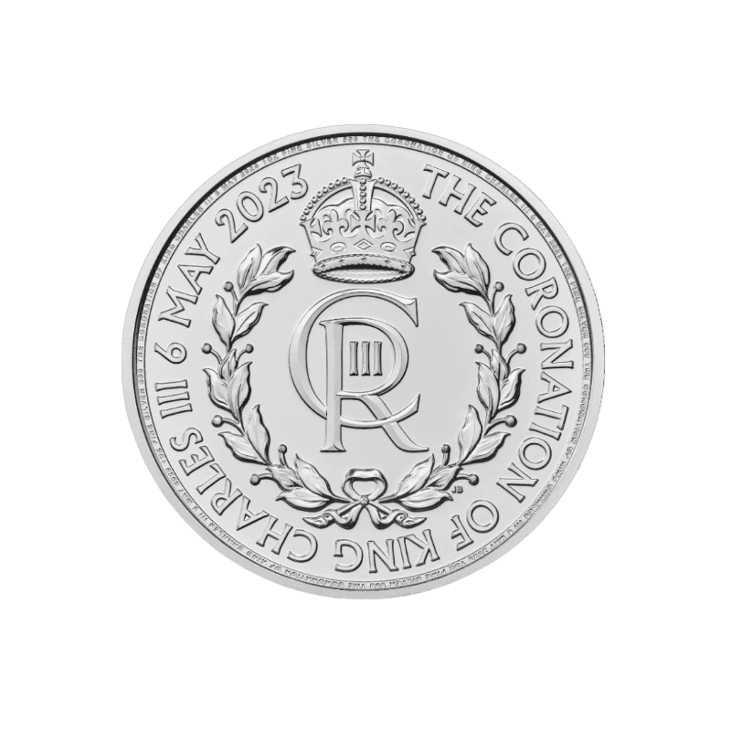 Strieborná investičná minca Britannia - Korunovácia Kráľ Karol III.