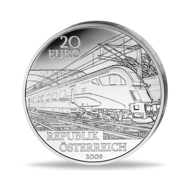 20 Euro Strieborná minca Dráha budúcnosti