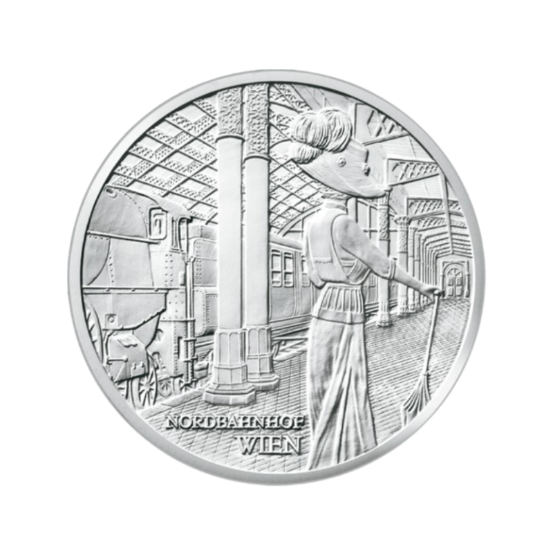 20 Euro Strieborná minca Severná dráha cisára Ferdinanda