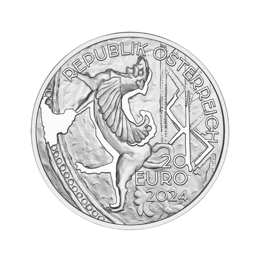 20 Euro Strieborná minca Obchod – Biele zlato Salzkammergutu