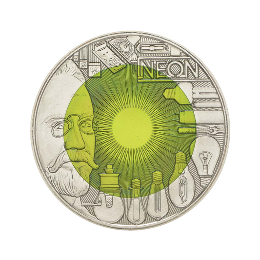 25 Euro Strieborno-niobová minca Fascinácia svetla