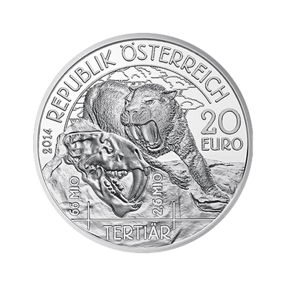 20 Euro Strieborná minca Terciér – Život na Zemi