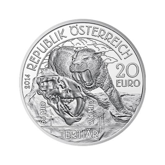 20 Euro Strieborná minca Terciér – Život na Zemi