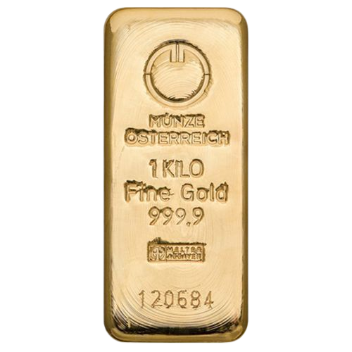 Zlatá investičná tehlička Münze Österreich 1kg