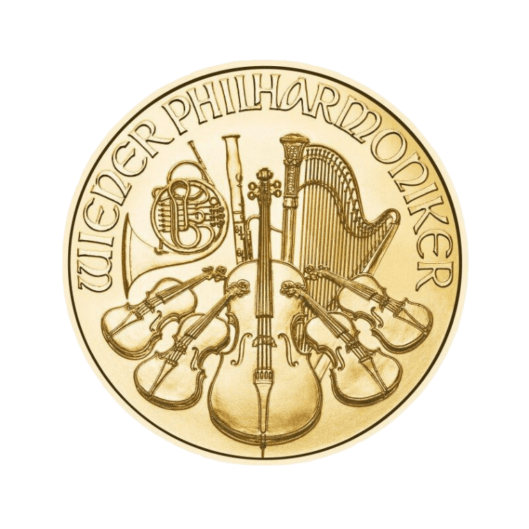 Zlatá investičná minca Wiener Philharmoniker 1/2 Unce 