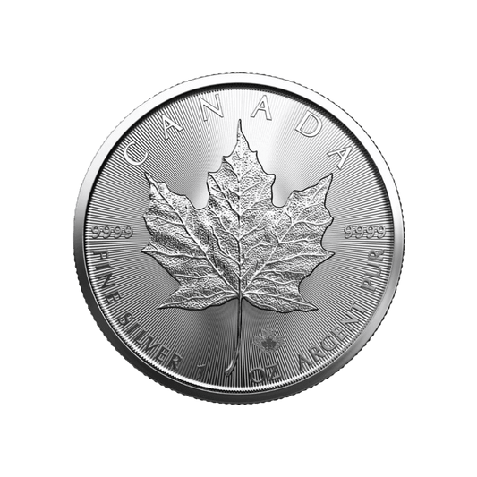 Strieborná investičná minca Maple Leaf 1 Unca (31,1g) 