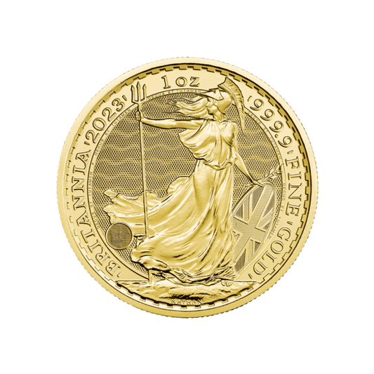 Zlatá investičná minca Britannia - Kráľovná Alžbeta II. 1 Unca (31,1g)