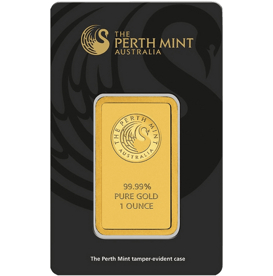 Investičná zlatá tehlička Perth Mint 1 Unca (31,1g)
