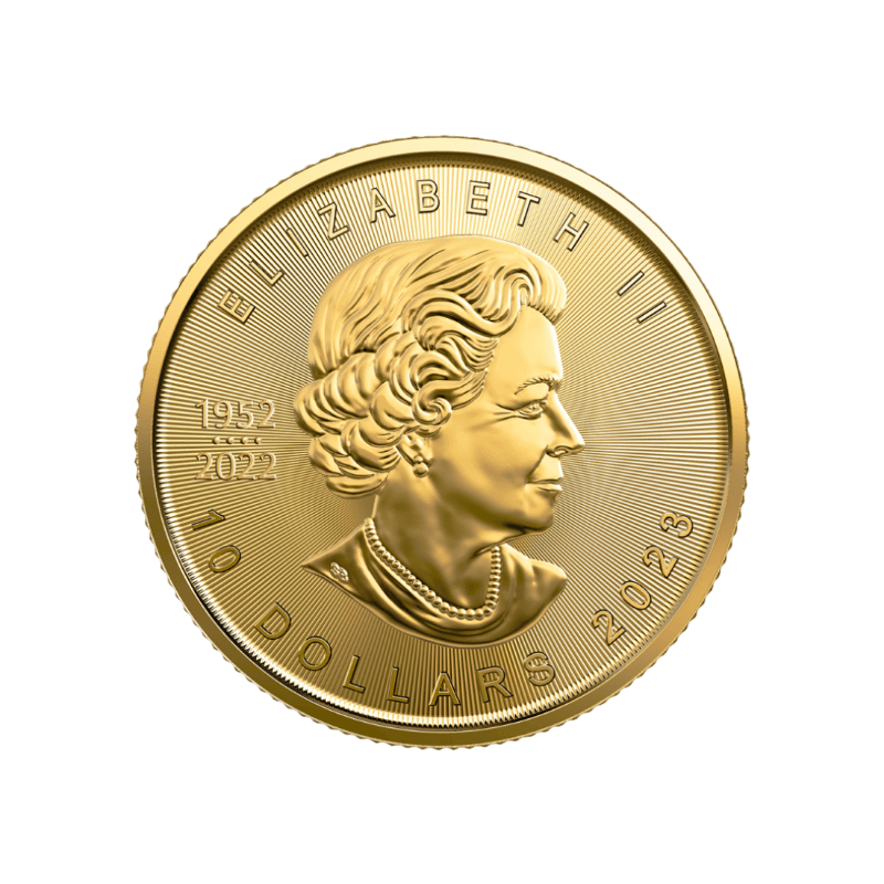 Zlatá investičná minca Maple Leaf 1/4 Unce 