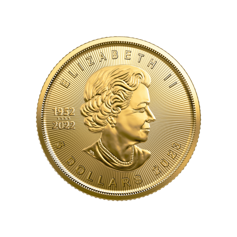 Zlatá investičná minca Maple Leaf 1/10 Unce