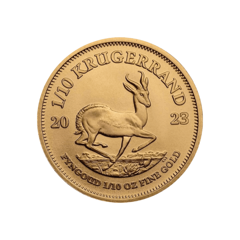 Zlatá investičná minca Krugerrand 1/10 Unce 