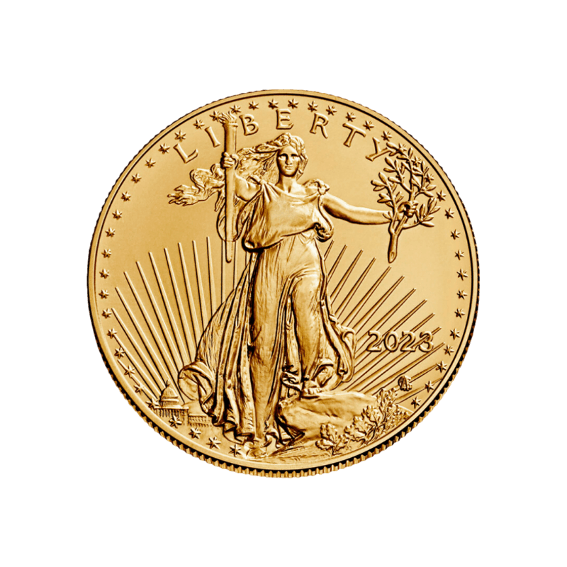 Zlatá investičná minca American Eagle 1/2 Unce