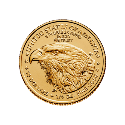  Zlatá investičná minca American Eagle 1/4 Unce