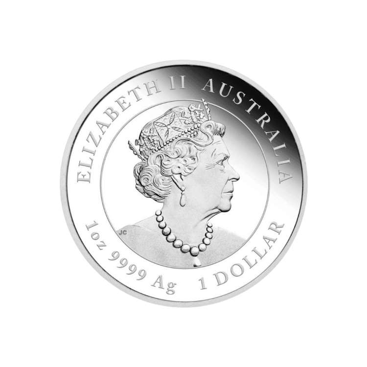 Strieborná investičná minca Rok Zajaca Lunárna Séria 2023 1 Unca (31,1g)