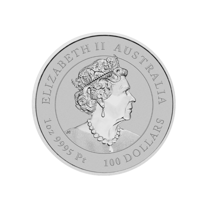 Investičná minca platina Rok Zajaca Lunárna Séria 2023 1 Unca (31,1g)